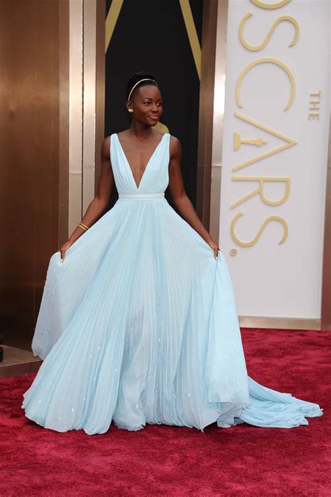 lupita nyong'o blue prada dress|lupita nyongo oscars.